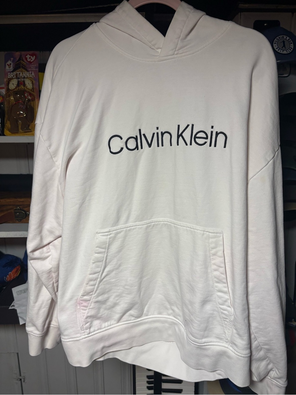 Calvin Klein whiteHoodie with Logo